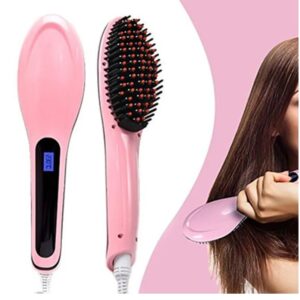 digital-fast-brush-electric-hair-straightener