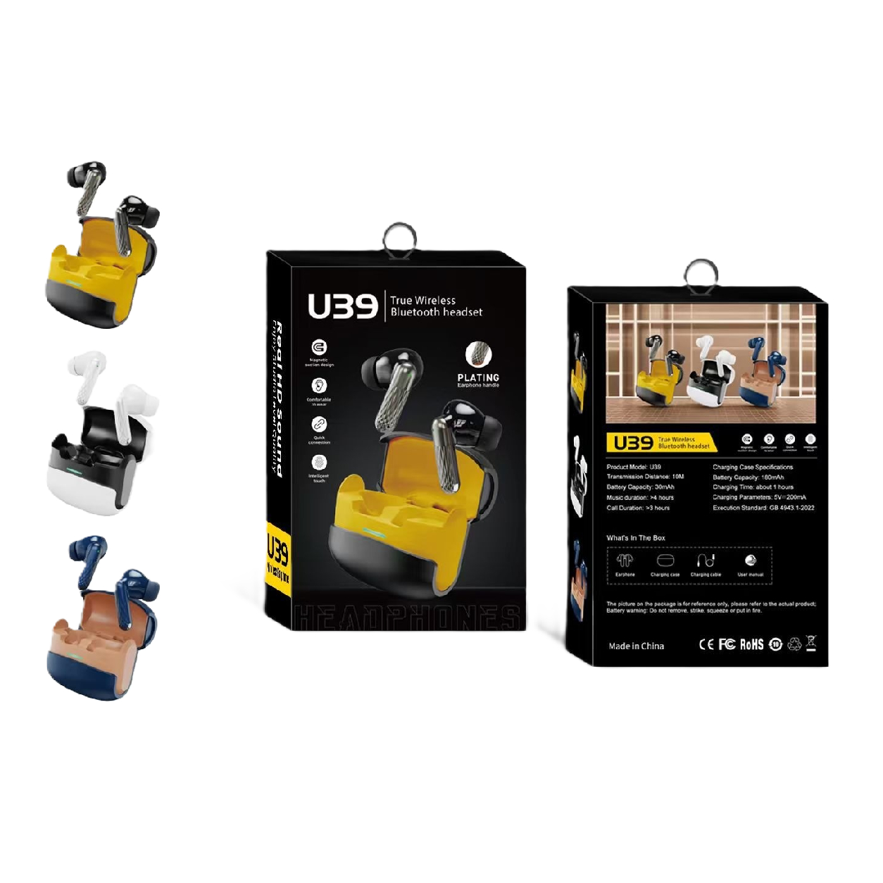 U39 True Wireless Bluetooth Earbuds - Image 5