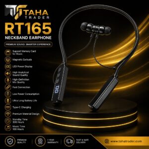 RT165 Wireless Bluetooth Neckband Earphone