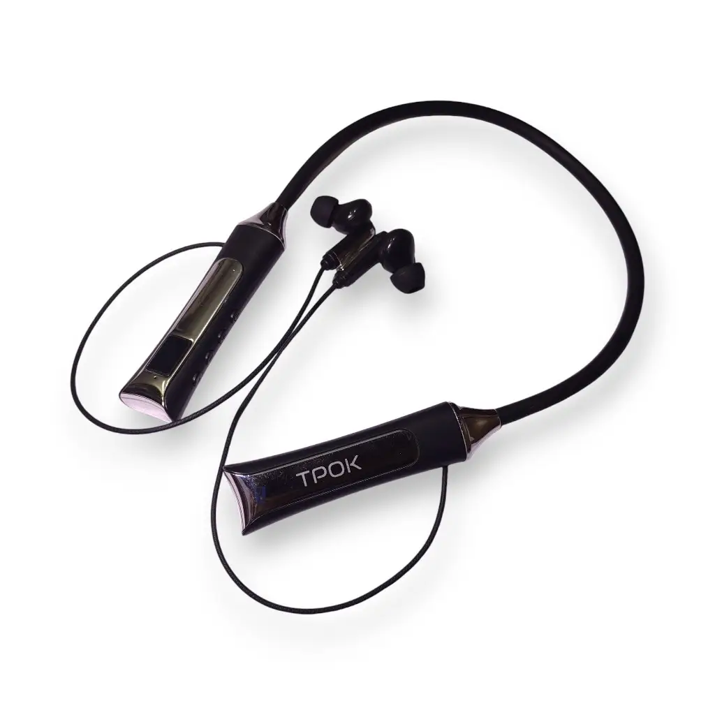 TPOK G01 Wireless Bluetooth Neckband Earphones - Image 2